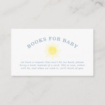 Gele Zon Blauw Gingham Baby Borrel Boeken Voor Bab