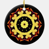 Gele Zon Ornament (Achterkant)