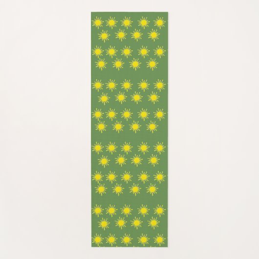 Gele Zon Yoga Mat (Voorkant)