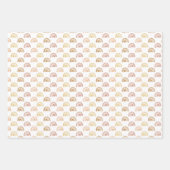 Gele zondshine- en regenboogpapierbladen inpakpapier vel (Voorkant 3)