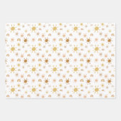 Gele zondshine- en regenboogpapierbladen inpakpapier vel (Voorkant)