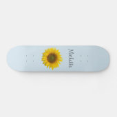Gele zonnebloem Aangepaste landbloem Persoonlijk Skateboard (Horizontaal)
