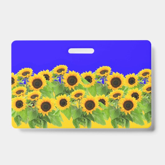 Gele Zonnebloem Badge (Voorzijde)