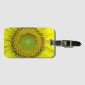 Gele Zonnebloem Bagagelabel (Voorkant (horizontaal))