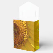 Gele zonnebloem bedankdoosjes (Geopend)