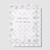 Gele Zonnebloem bladeren Tuin Minimalistische Brui Vellum Uitnodigingen (Offset (Uitnodiging))