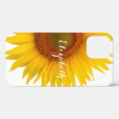 Gele Zonnebloem Bloem Gepersonaliseerd Case-Mate iPhone Case (Achterkant (horizontaal))