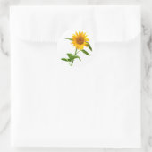 Gele Zonnebloem Bloemen Stickers (Tas)