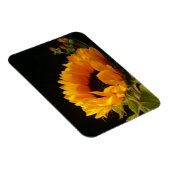 Gele Zonnebloem Bloesem Magneet (Rechterzijde)