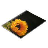 Gele zonnebloem Blossom Notitieboek (Linkerzijde)