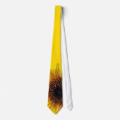 Gele zonnebloem Botanische Mannen Necktie Stropdas (Voorkant)
