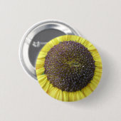 Gele zonnebloem-Button Ronde Button 5,7 Cm (Voorkant /achterkant)
