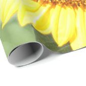 Gele zonnebloem cadeaupapier (Rol Hoek)