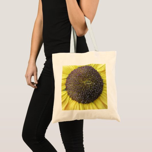 Gele zonnebloem-Canvas tas (Voorkant (product))