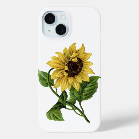  gele zonnebloem Case-Mate iPhone case (Achterkant)