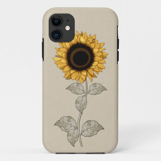  Gele Zonnebloem Case-Mate iPhone Case (Achterkant)