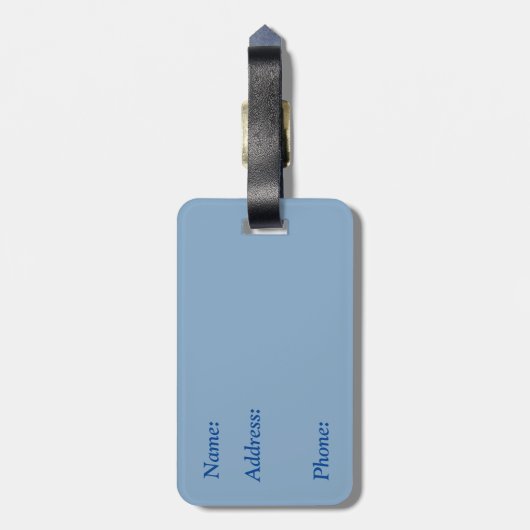 Gele Zonnebloem Custom Bagagelabel (Achterkant verticaal)