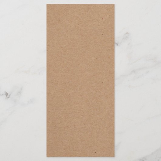 Gele zonnebloem. Eenvoudige rustieke bruiloft menu (Achterkant)