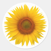 Gele Zonnebloem envelop Seal Stickers (Voorkant)