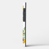 Gele zonnebloem Floral OtterBox iPhone Case (Achterkant / Links)