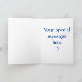 Gele Zonnebloem gepersonaliseerde Moederdag Kaart (Binnen)