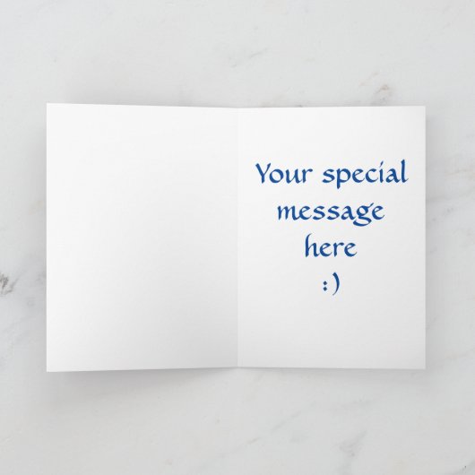 Gele Zonnebloem gepersonaliseerde Moederdag Kaart (Binnen)