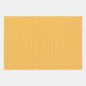 Gele Zonnebloem Gingham Wrapping Paper Set (Voorkant 3)