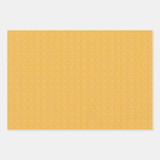 Gele Zonnebloem Gingham Wrapping Paper Set (Voorkant 3)