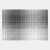 Gele Zonnebloem Gingham Wrapping Paper Set (Voorkant 2)