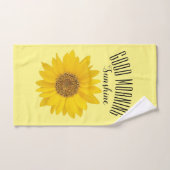 Gele zonnebloem Good Morning Sunshine Bad Handdoek (Handdoek)