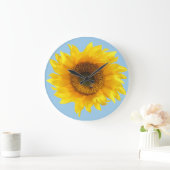 gele zonnebloem grote klok (Huis)