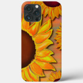  gele zonnebloem inspirativiteit iPhone Case (Achterkant)