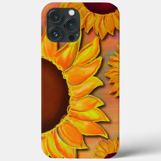  gele zonnebloem inspirativiteit iPhone Case (Achterkant)