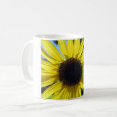 Gele zonnebloem koffiemok (Voorkant links)