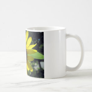 Gele zonnebloem koffiemok