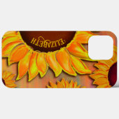 gele zonnebloem kunstwerk naam Inspirivity Case-Mate iPhone Case (Achterkant (horizontaal))
