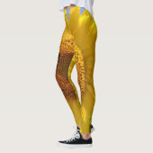 Gele zonnebloem leggings (Links)