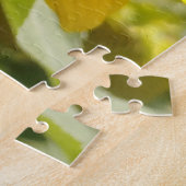 Gele zonnebloem legpuzzel (Zijkant)