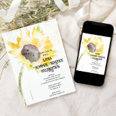 Gele Zonnebloem Litha Zomerzonnewende Viering Kaart