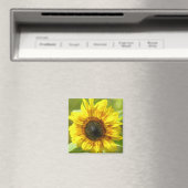 Gele zonnebloem Magnet (Insitu (Vaatwasser))