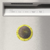 Gele zonnebloem Magnet (Insitu (Vaatwasser))