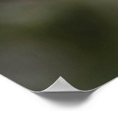 Gele zonnebloem met gesloten bladen poster (Hoek)