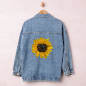 Gele zonnebloem met Lady Bug Denim Jacket (Hangar)