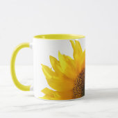 gele zonnebloem mok (Links)