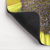 Gele zonnebloem Mousepad Muismat (Hoek)