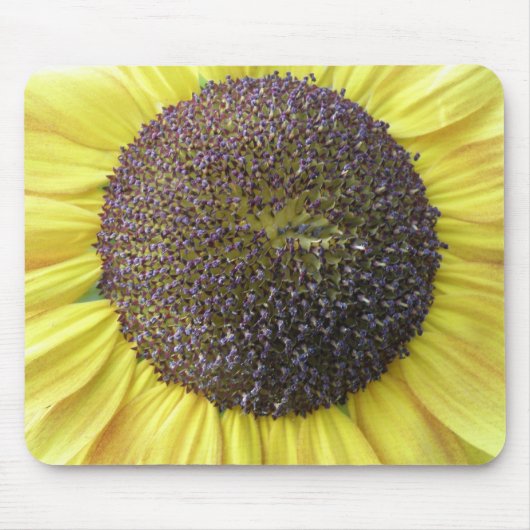 Gele zonnebloem Mousepad Muismat (Voorkant)