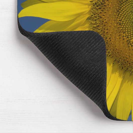 Gele zonnebloem muismat (Hoek)