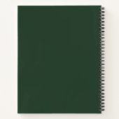 Gele zonnebloem notitieboek (Achterkant)
