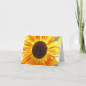 Gele zonnebloem notitiekaarten (Voorkant)