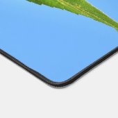 Gele Zonnebloem op Blauwe Hemel Bureaumat (Hoek)